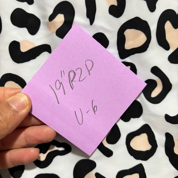 Jess Lea Womens Spotted In Paradise One Shoulder Ruffle Stretchy Swimsuit 3XL - Picture 10 of 10